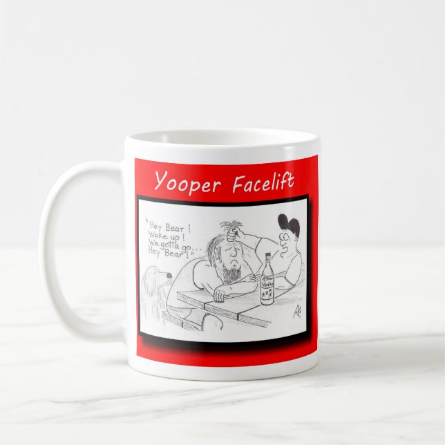 Yooper Verschönerungs-Tasse Kaffeetasse (Links)