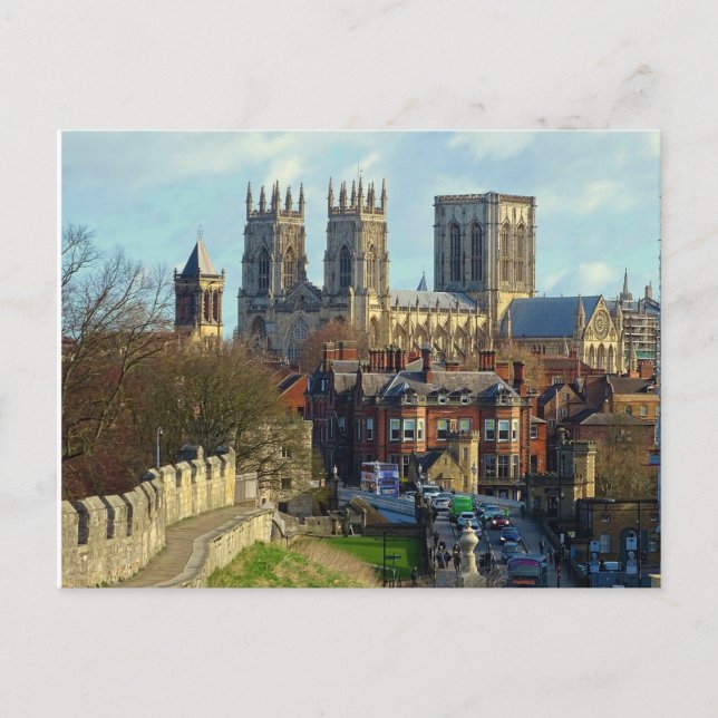 York Ansichten Postkarte (Vorderseite)