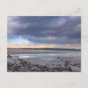 York Beach Maine Ruhiger Wintertag Postkarte