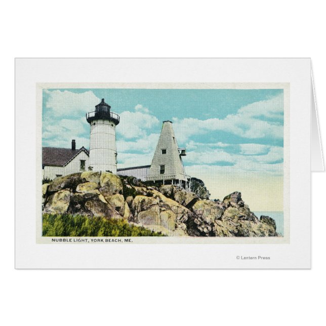 York Beach View of the Nubble Lighthouse (Vorderseite (Horizontal))