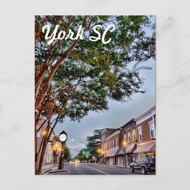 York-Carolina Postkarte (Vorderseite)