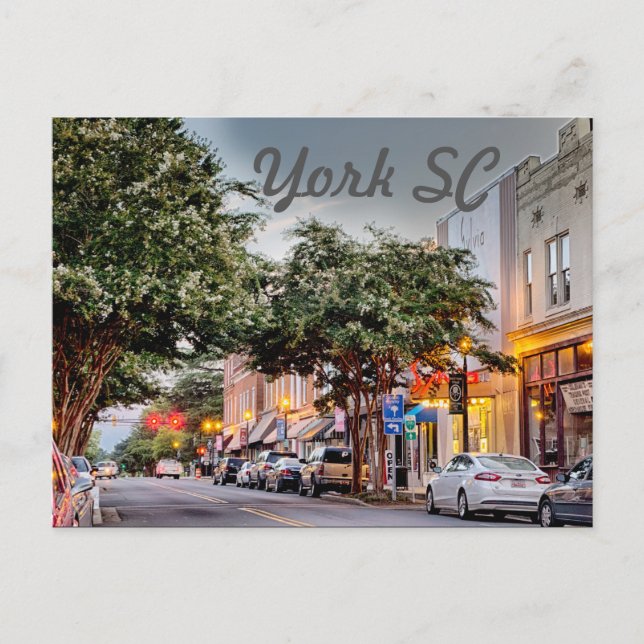 York-Carolina Postkarte (Vorderseite)