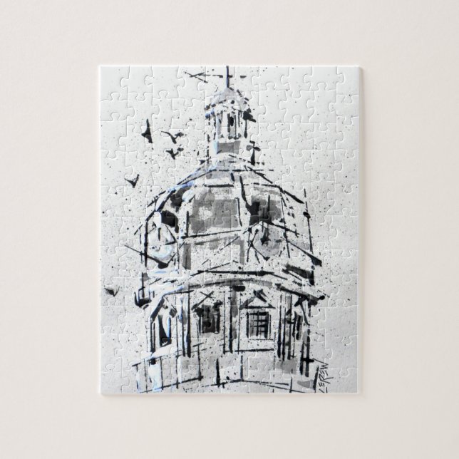 York County Courthouse Dome / Künstler Larry Lerew Puzzle (Vertikal)