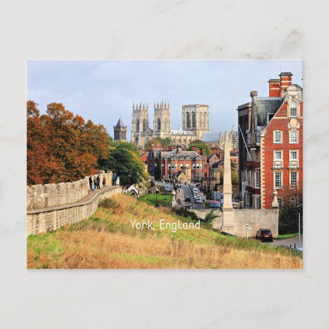 York, England, landschaftlich Postkarte (Vorderseite)