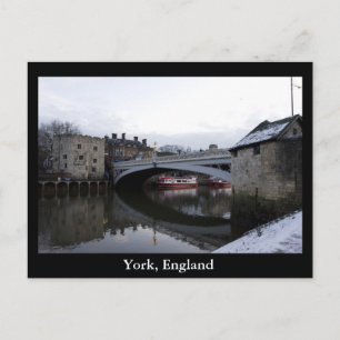 York, England Postkarte