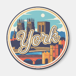 York England Reise Magnet
