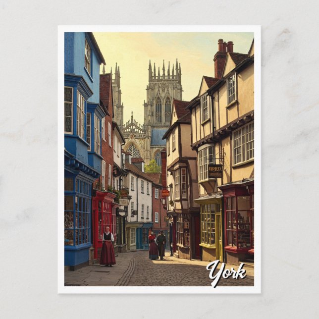 York England Travel Postkarte (Vorderseite)