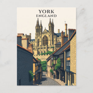 York England UK Travel Historic Postkarte