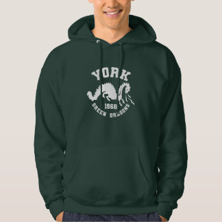 York Green Dragons 1968 Hooded Sweatshirt - Green