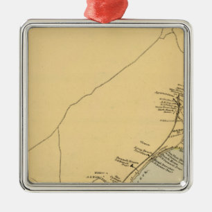 York-Hafen, York-Strand Silbernes Ornament