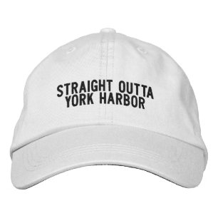 York Harbor Maine Mütze Bestickte Baseballkappe