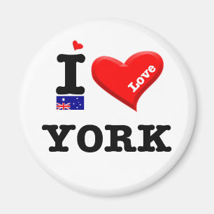 YORK - I Liebe Magnet