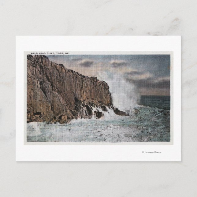 York, MaineView von Bald Head CliffYork, ME Postkarte (Vorderseite)