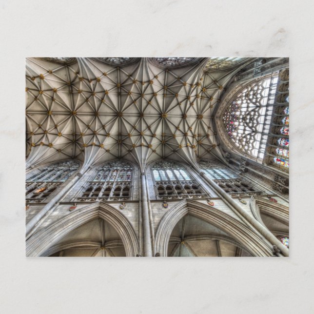 York Minster Cathedral Postkarte (Vorderseite)