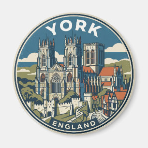 York Minster England Magnet