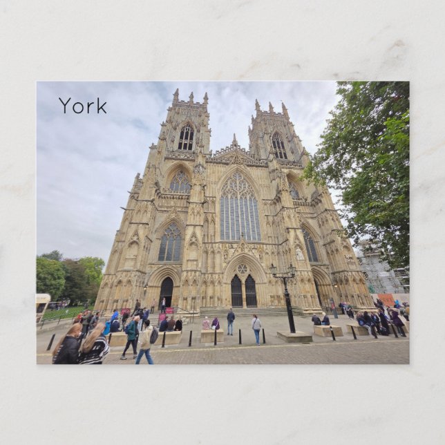 York Minster Postkarte (Vorderseite)