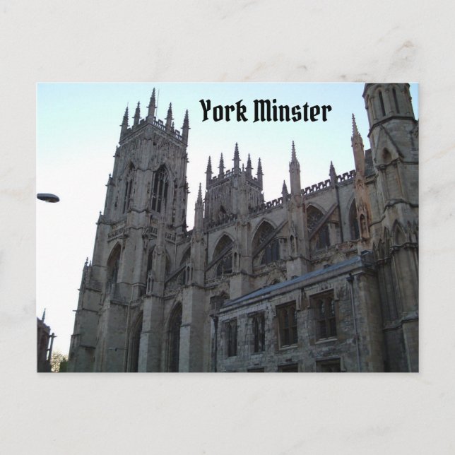York Minster Postkarte (Vorderseite)