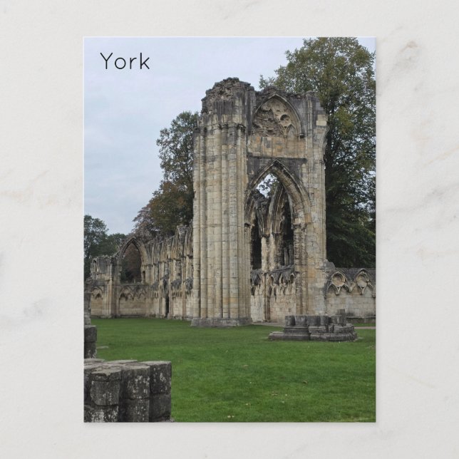 York Museum Gardens Postkarte (Vorderseite)
