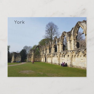 York Museum Gardens Postkarte