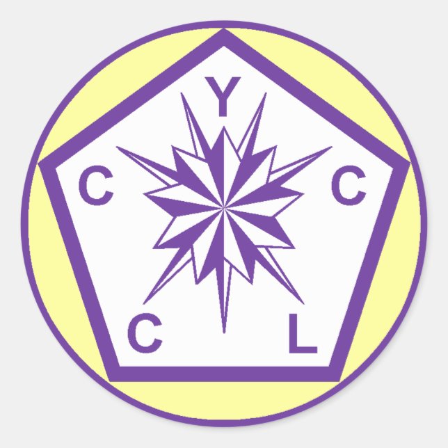 York-Ritus-souveräner Uni-Aufkleber Runder Aufkleber (Vorderseite)