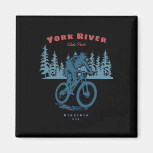 York River State Park Mountainbike Fahrrad Radfahr Magnet