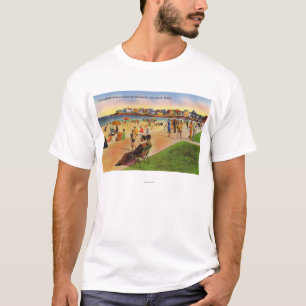 York-Strand-Ansicht von Concordville Strand u. T-Shirt