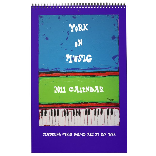 York zum Thema Musik, Kalender 2011 (Titelbild)