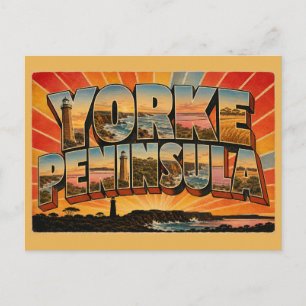 Yorke Peninsula Südaustralien Küstenregion Kunst Postkarte