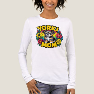 Yorki Mama Floral Tri-Blend Shirt