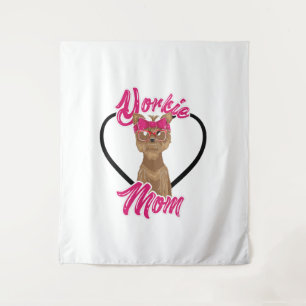 Yorki-Mama Wandteppich