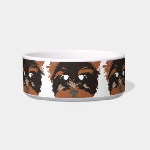 Yorkie auf Pet Bowl Napf