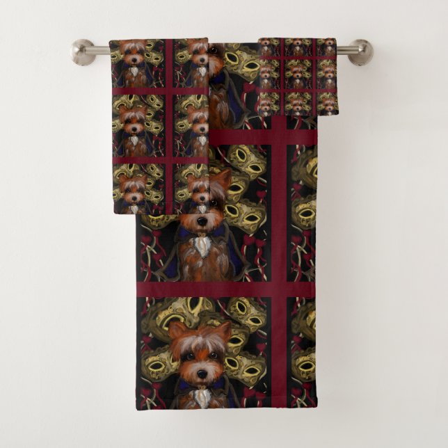 Yorkie Badhandtuch Set (Insitu)