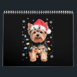 Yorkie Christmas Dog Long Xmas Geschenk Kalender<br><div class="desc">Yorkie Christmas Dog Long Xmas Geschenk</div>