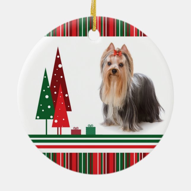 Yorkie Christmas Ornament (Hinten)