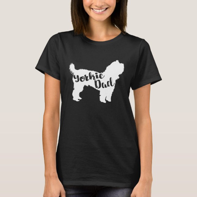 Yorkie Dad  for men   Yorkshire Terrier dog T-Shirt (Vorderseite)