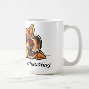 Yorkie, das entzückende Weg-Leine Art™ ist Tasse