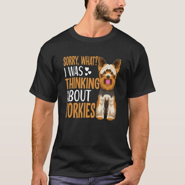 Yorkie Dog Apparel For Yorkshire Terrier Owner T-Shirt (Vorderseite)