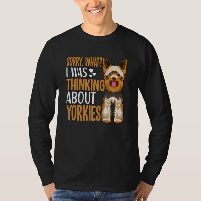 Yorkie Dog Apparel For Yorkshire Terrier Owner T-Shirt (Vorderseite)