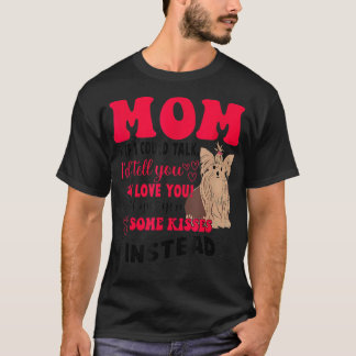 Yorkie Dog I Liebe My Yorkie Mama Mütter Day  T-Shirt