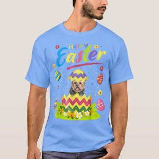Yorkie Dog Lover Ostern Egg Yorkie Happy Eas T-Shirt