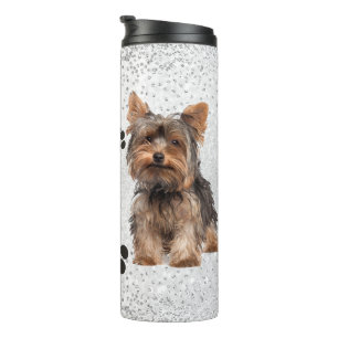 Yorkie Dog Mama Thermosbecher