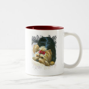 Yorkie Flüchtige Blick ein Bootcoffee Tasse Cup