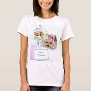 Yorkie Franzosen Macarons T-Shirt