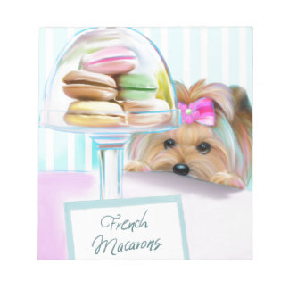 Yorkie French Macarons Notizblock