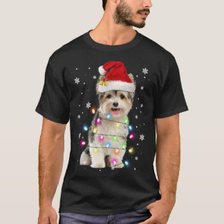 Yorkie Hogs TreChristmas Sweater Xmas Tier Tier Ti T-Shirt