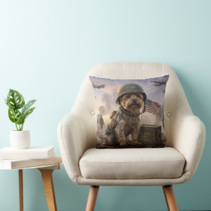 Yorkie Hund Edition Special Forces Wurfkissen Kissen