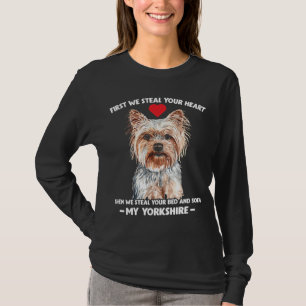 Yorkie-Hundegeschenk Yorkshire-Liebhaber T-Shirt