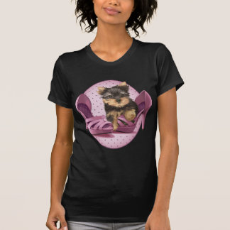 Yorkie im Schuh T-Shirt