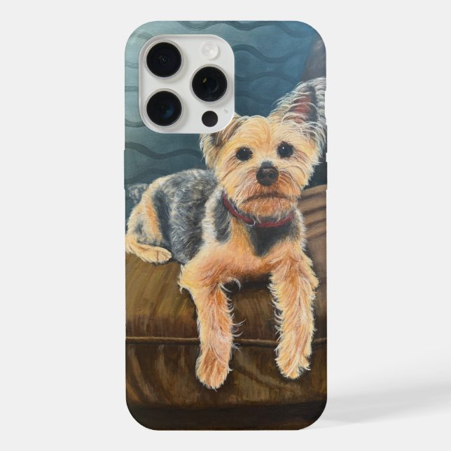 Yorkie Iphone Case Hülle (Rückseite)