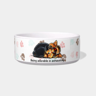 Yorkie ist attraktiv Off-Leash Art™ Napf